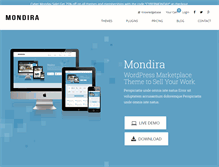 Tablet Screenshot of mondira.com